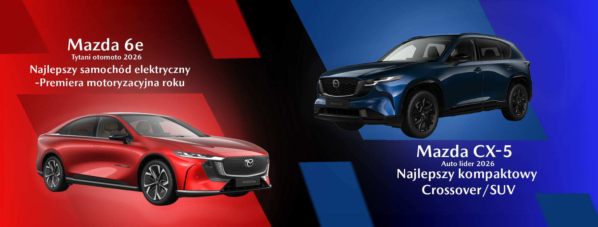 Mazda CX-5 i Mazda6e z nagrodami