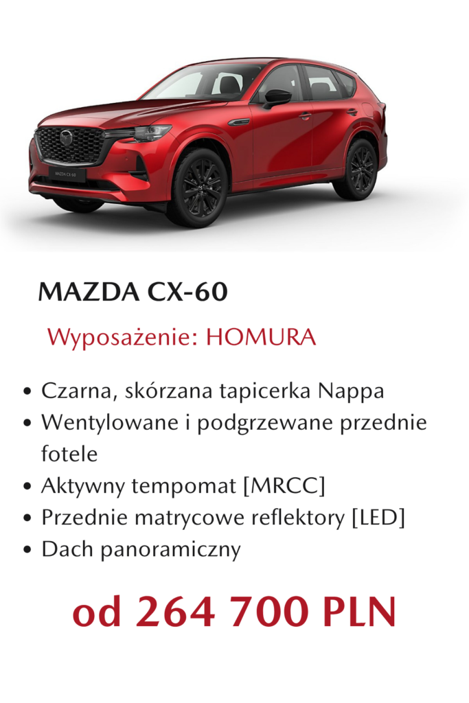 CX-60 wyposażenie homura